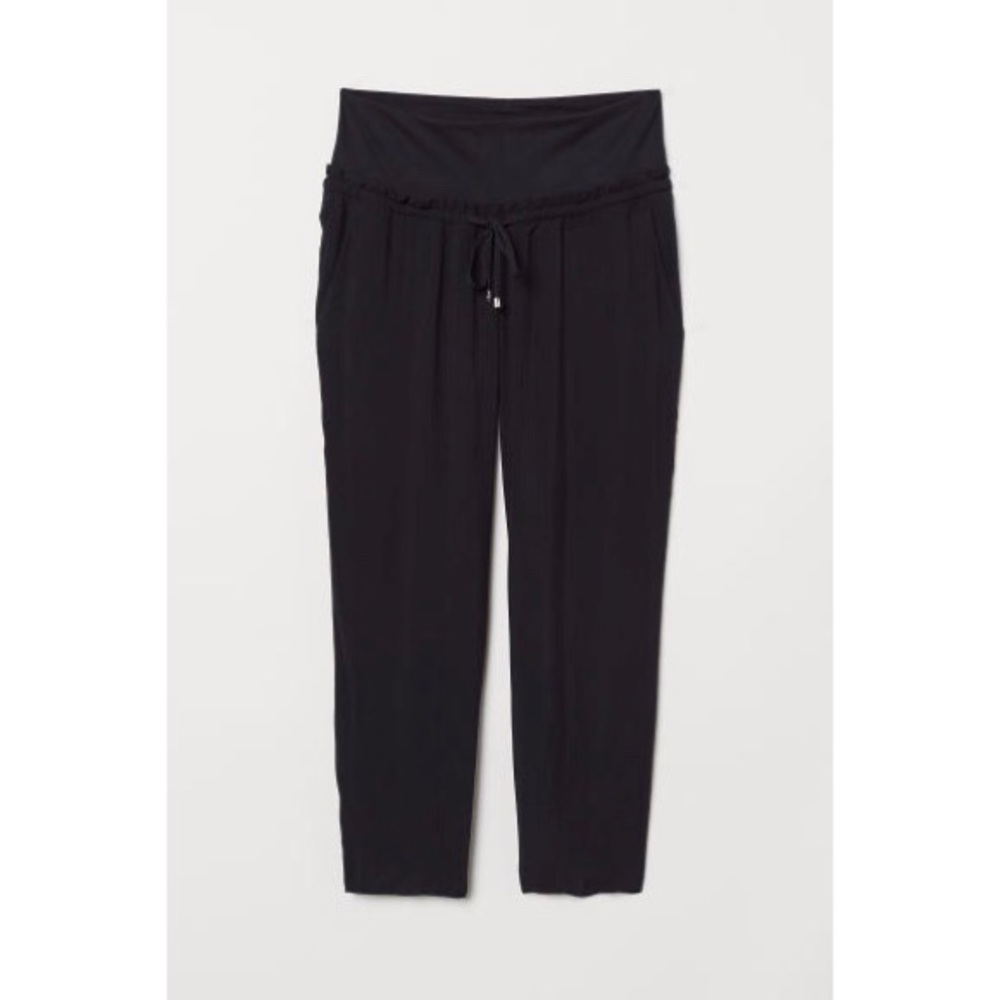 H&M Mama Wide Leg Pants - Cropped Ankle - NWOT